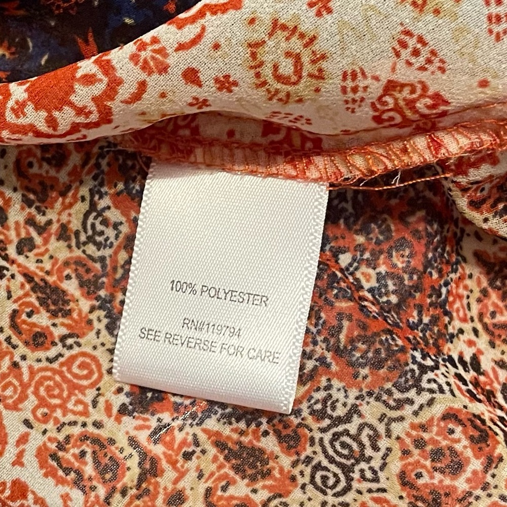 One World Multicolor Patterned Blouse - image 8